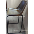 Silla de cuero del estilo industrial de la silla